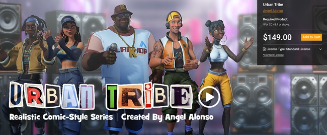 Realistic Comic Style Series - Urban Tribe